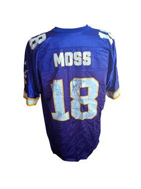 Vintage Jersey Large 90s Randy Moss Minnesota Vikings #18 NFL Logo Athletic